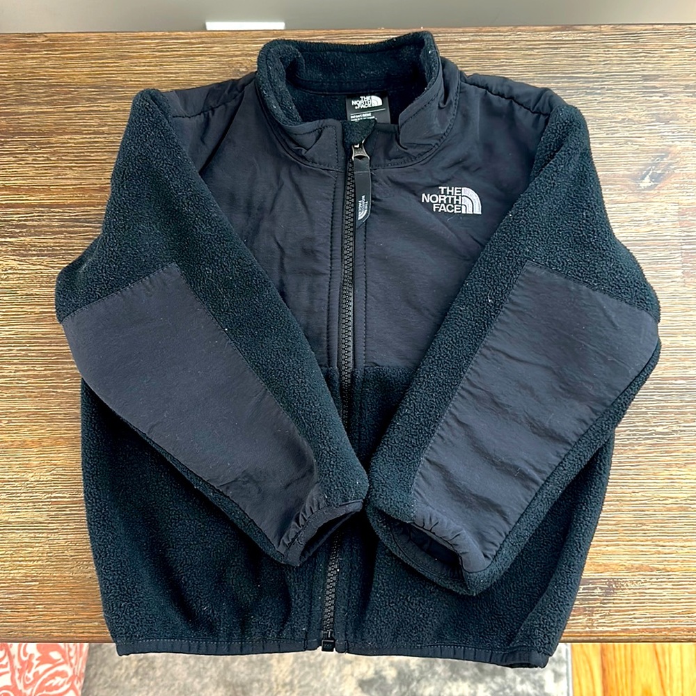 The North Face baby Denali black fleece jacket